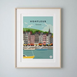 Affiche "Honfleur" by Les...
