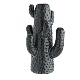 Vase cactus noir