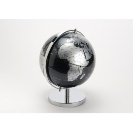 Globe noir & argenté - Cades
