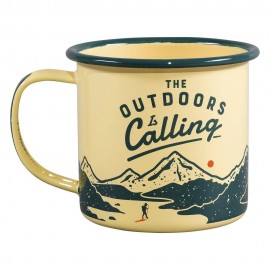 Mug en Emaille The Outdoors...