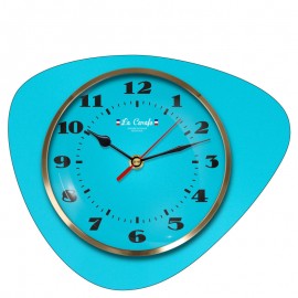 Horloge Bleu "La Carafe"