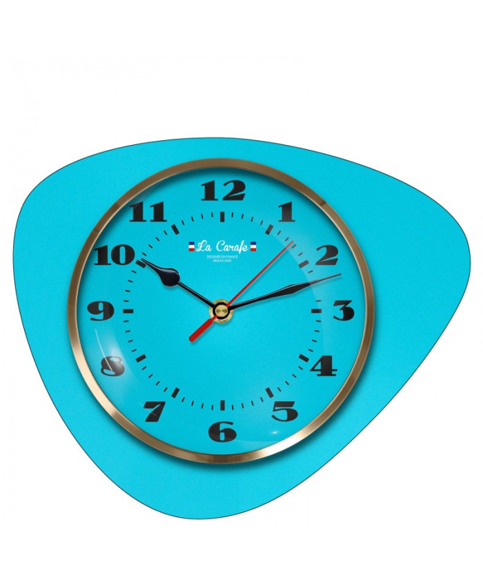 Horloge Bleu "La Carafe"